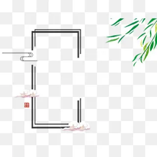 免抠直线边框装饰,免抠元素