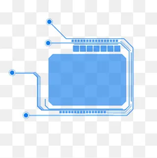 科技感PSD透明底,免抠元素