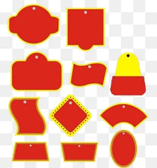 酒标吊牌,免抠元素