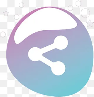 卡通分享设计图标,免抠元素