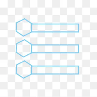 蓝色商务PPT不规则图形