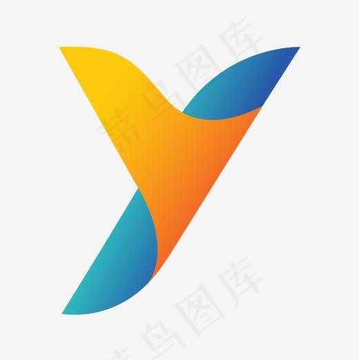 卡通手绘英文字母y