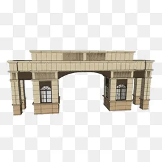 白色大理石大门,免抠元素