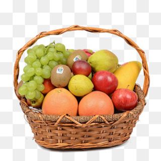 果蔬竹篮儿,免抠元素