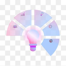创意扇形表情酷炫标签商务PPT(2083*2083px)ai矢量模版下载
