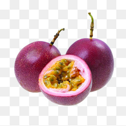 紫色百香果,免抠元素