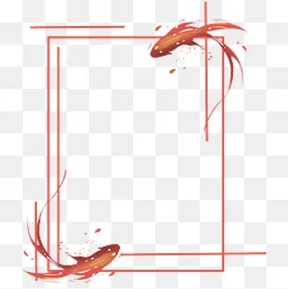 红色锦鲤出水飞跃,免抠元素