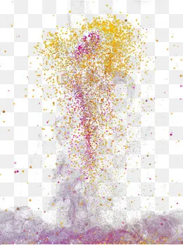 金色的颗粒,免抠元素(658*881px)