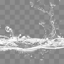 水波纹水流水滴元素,免抠元素