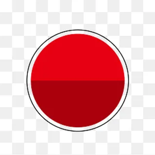 手绘红色圆形边框,免抠元素