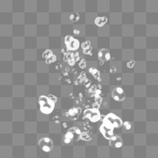 漂浮气泡装饰物PNG,免抠元素