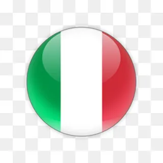 意大利圆形国旗,免抠元素