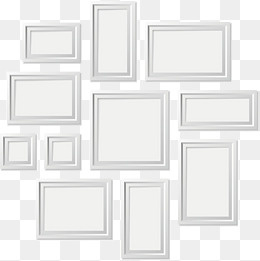 白色的相框矢量图,免抠元素(2298*2300px)eps,ai矢量模版下载