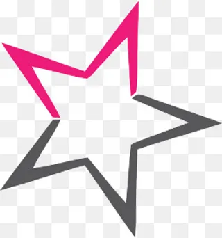 手绘五角星,免抠元素