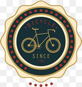 国外经典自行车硬标,免抠元素
