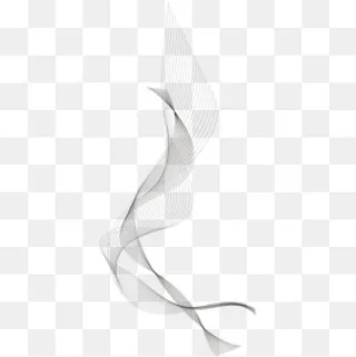 波浪线条装饰,免抠元素