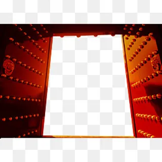 红色的门,免抠元素