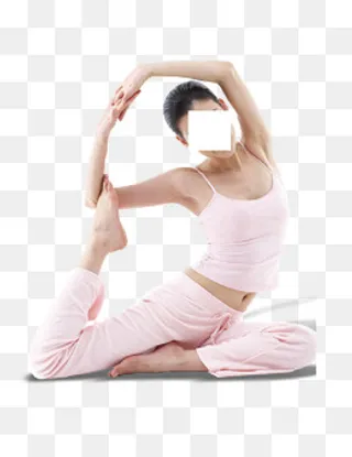 瑜伽美女,免抠元素