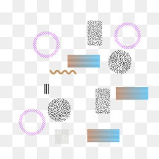 孟菲斯正方体几何图形元素