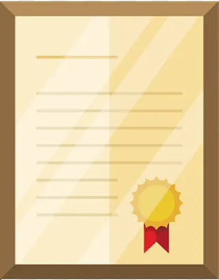 卡通奖状矢量图下载