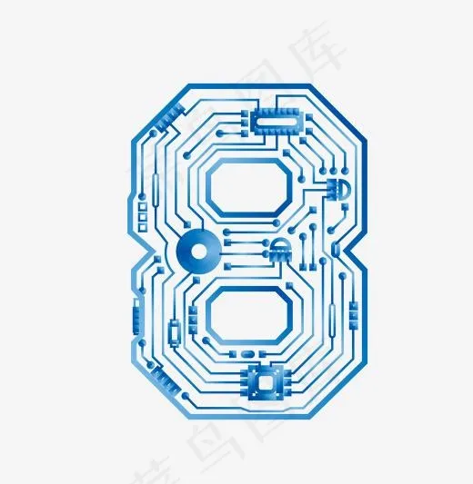 未来数字炫酷科技感数字9,免抠元素艺术字(2001*2049px)ai矢量模版下载