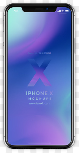 时尚iPhoneX型号手机品牌,免抠元素(720*1384px)psd模版下载
