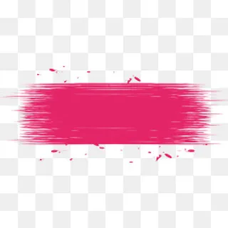 玫红色的油漆笔触