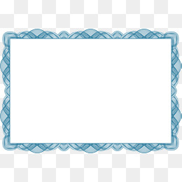 证书花边边框设计矢量图