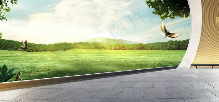 智能变频乐享生活家电场景大气海报背景图片素材