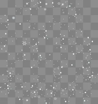 白色清新雪花,免抠元素