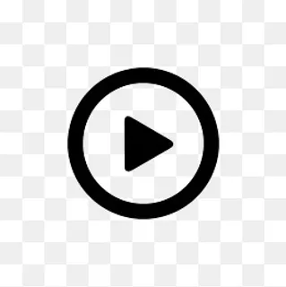 简约播放按钮,免抠元素 简约播放按钮,免抠元素