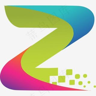 Z型彩色logo设计商标