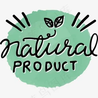 绿色健康食物字体