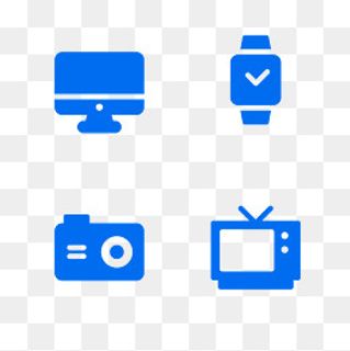 家电电子产品图标素材,免抠元素