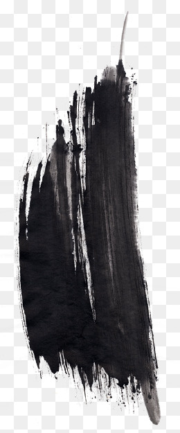 黑色水墨墨迹笔触5442壁纸,免抠元素