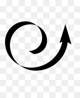 矢量手绘循环箭头PNG图片,免抠元素