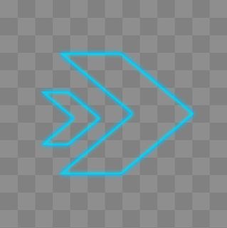 炫酷科技创意箭头装饰,免抠元素