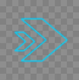 炫酷科技创意箭头装饰,免抠元素