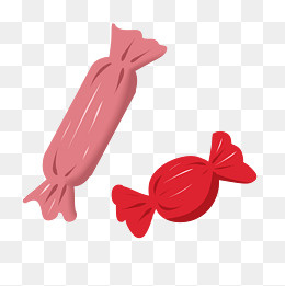 手绘糖果糖块插画