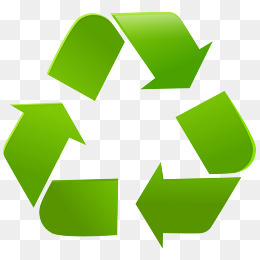 环保回收箭头PNG素材,免抠元素