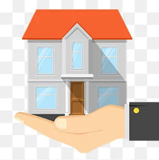 房屋不动产保障设计,免抠元素