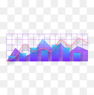 曲线矢量数据分析PPT商务