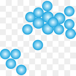 蓝色矢量细胞分裂图(2156*2114px)ai矢量模版下载