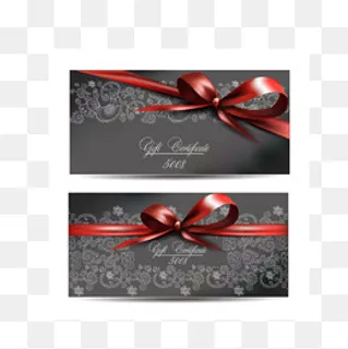 黑色蝴蝶结奢华邀请函