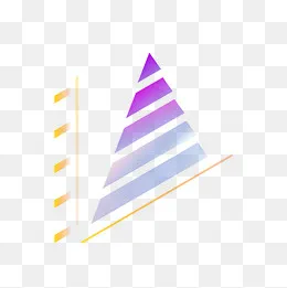 创意金字塔渐变数据报表PPT素材(2500*2500px)ai矢量模版下载