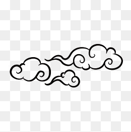 云朵装饰素材图案,免抠元素