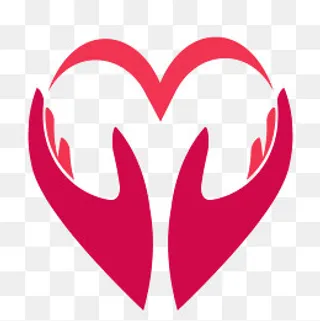 公益慈善标志爱心图表装饰图案,免抠元素