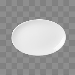 白色盘子,免抠元素