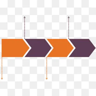 拼合箭头流程,免抠元素