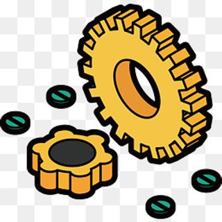 机械设备维修标志,免抠元素